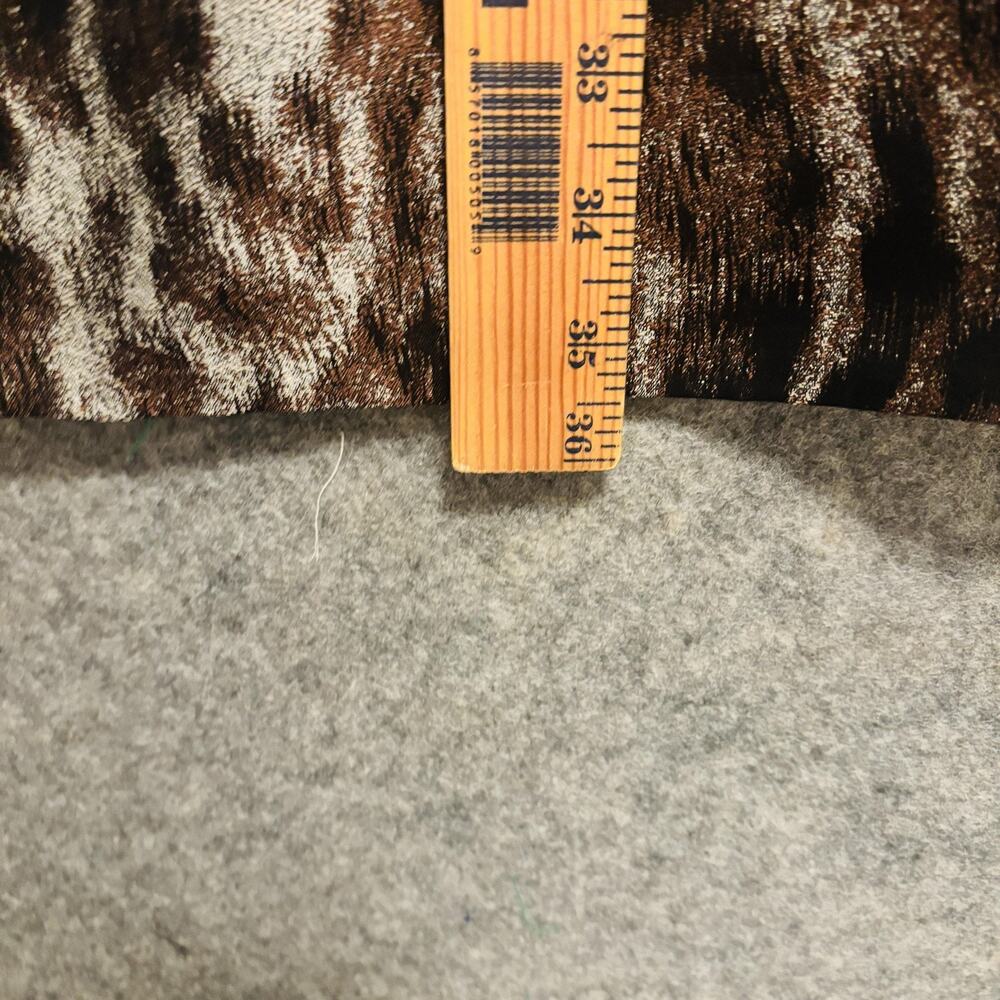 Lafayette 148 New York Dress Womens Size 0 Brown Leopard Floral Animal Sheath - Picture 11 of 15